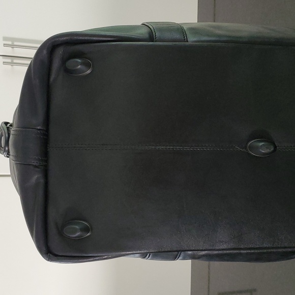 Rare Tumi Large Men's Boston Leather Weekender Duffel, 55L - Picture 7 of 12